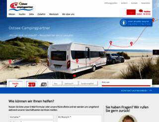 ostsee-campingpartner.de screenshot