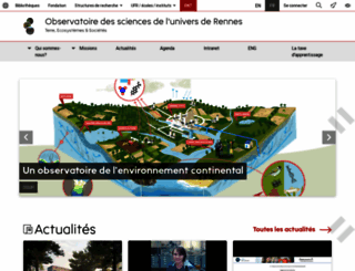 osur.univ-rennes1.fr screenshot