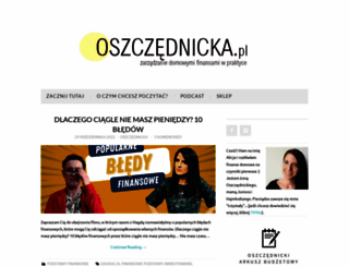oszczednicka.pl screenshot