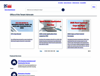 ota.dc.gov screenshot