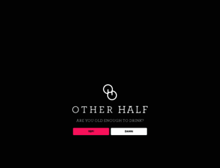 otherhalfbrewing.com screenshot