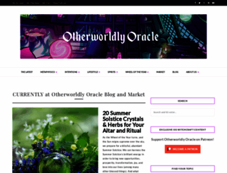 otherworldlyoracle.com screenshot