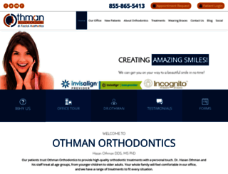 othmanorthodontics.com screenshot