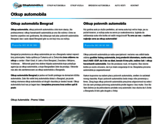 otkupautomobila.rs screenshot