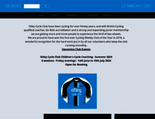 otleycycleclub.co.uk screenshot