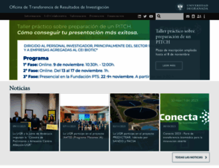 otri.ugr.es screenshot