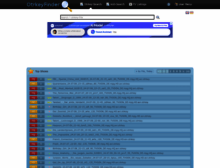 otrkeyfinder.com screenshot