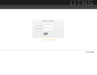 otrs.sans.org screenshot