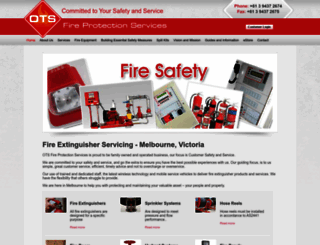 otsfire.com.au screenshot