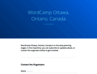 ottawa.wordcamp.org screenshot