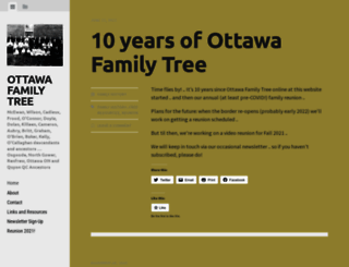 ottawafamilytree.net screenshot