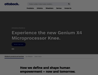 ottobock.com.au screenshot