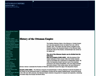 ottomanempirehistory.com screenshot