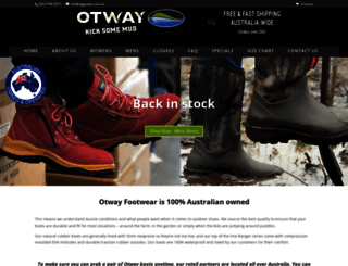 otwayfootwear.com.au screenshot