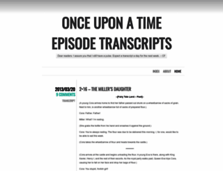 ouattranscripts.wordpress.com screenshot