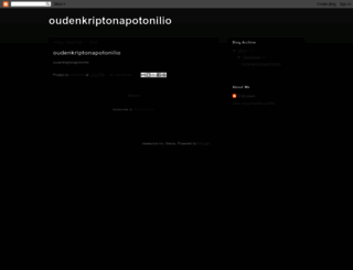 oudenkriptonapotonilio.blogspot.com screenshot