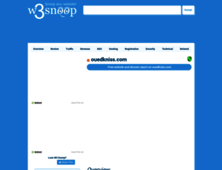 ouedkniss.com.w3snoop.com screenshot