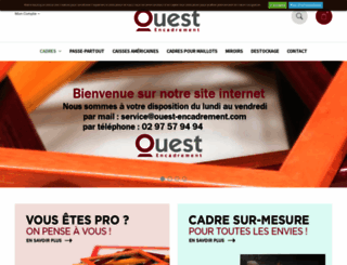 ouest-encadrement.com screenshot