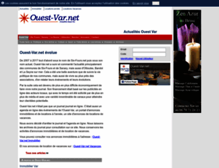 ouest-var.net screenshot