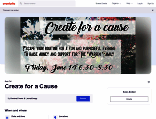 our-cause.com screenshot