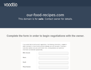our-food-recipes.com screenshot