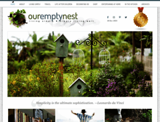 ouremptynest.net screenshot