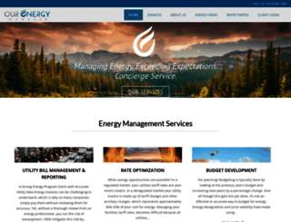 ourenergymanager.com screenshot