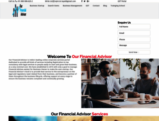ourfinancialadvisor.in screenshot