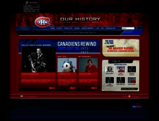 ourhistory.canadiens.com screenshot