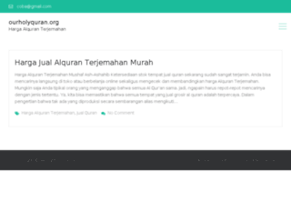 ourholyquran.org screenshot