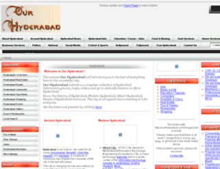 ourhyderabad.com screenshot