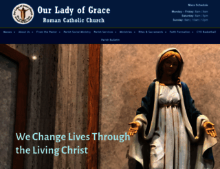 ourladyofgrace.net screenshot