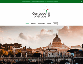 ourladyofgraceri.org screenshot