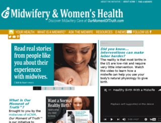 ourmomentoftruth.midwife.org screenshot