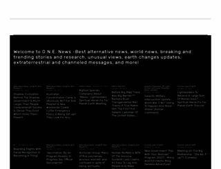 ournewearthnews.com screenshot