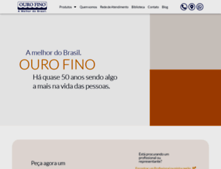 ourofino.com.br screenshot