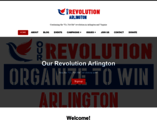 ourrevolutionarlington.us screenshot