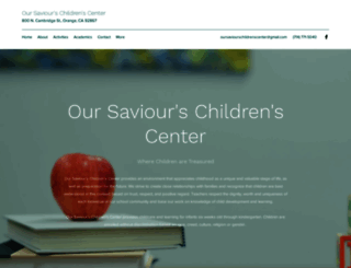 oursaviourschildrenscenter.org screenshot