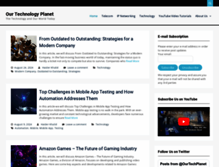 ourtechplanet.com screenshot