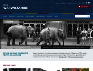 ourwarwickshire.org.uk screenshot