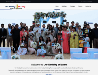 ourweddingsrilanka.com screenshot