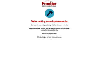 outage.frontier.com screenshot