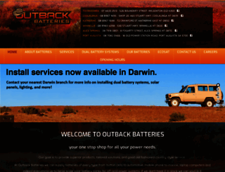 outbackbatteries.com.au screenshot