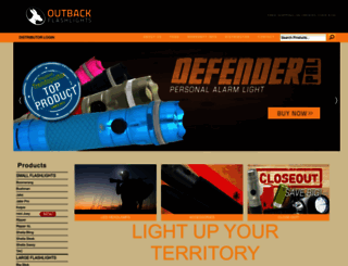 outbackflashlights.com screenshot