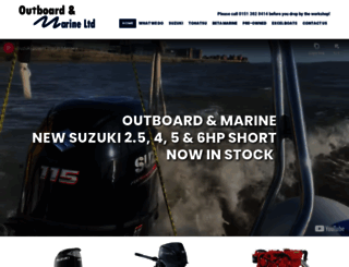 outboardandmarine.co.uk screenshot