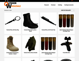 outdoor-wholesale.co.uk screenshot