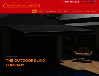 outdoorblinds.com.au screenshot