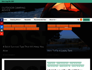 outdoorcampingadvice.com screenshot