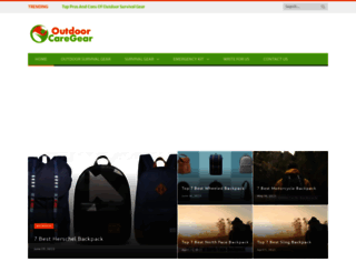 outdoorcaregear.com screenshot