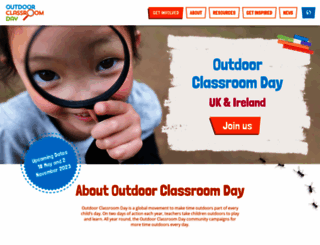 outdoorclassroomday.org.uk screenshot